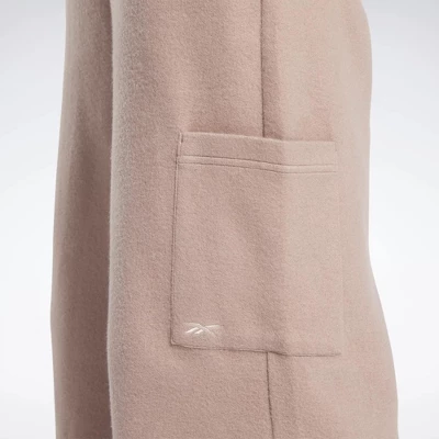 Reebok Classics Reverse Fleece Wide Leg Pants Womens Athletic Pants 4 Reebok Classics Reverse Fleece Wide Leg Pants Womens Athletic Pants - Image 4