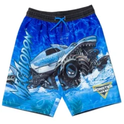 Monster Jam Maximum Destruction Megalodon Grave Digger El Toro Loco Swim Trunks Bathing Suit Toddler -ActiveMode Sales Store GUEST 03866905 0765 4363 8525 de5d67d91a52