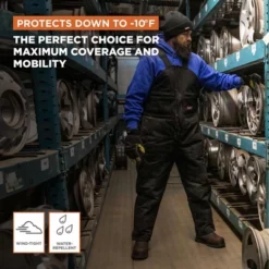 RefrigiWear Men's ComfortGuard Insulated High Bib Overalls Water-Resistant Denim 8 RefrigiWear Men's ComfortGuard Insulated High Bib Overalls Water-Resistant Denim -ActiveMode Sales Store GUEST 0471bcbe ff10 48c7 998e a0893a894062