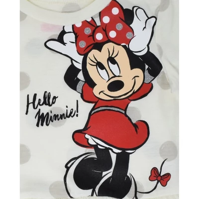 Mickey Mouse & Friends Minnie Mouse Girls T-Shirt And Leggings Outfit Set Little Kid 3 Mickey Mouse & Friends Minnie Mouse Girls T-Shirt And Leggings Outfit Set Little Kid - Image 3