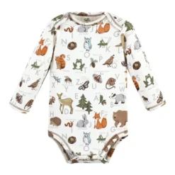 Touched By Nature Organic Cotton Long-Sleeve Bodysuits, Boy Woodland Alphabet 5-Pack -ActiveMode Sales Store GUEST 07cb6d5a fa05 4205 9d49 9620ec8db29b