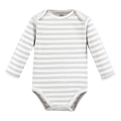 Touched By Nature Organic Cotton Long-Sleeve Bodysuits, Neutral Woodland 4 Touched By Nature Organic Cotton Long-Sleeve Bodysuits, Neutral Woodland - Image 4