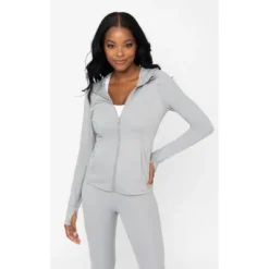 Yogalicious - Women's Slim Fit Hooded Track Jacket -ActiveMode Sales Store GUEST 0c110640 784b 462a 8014 24e93e34b3a0