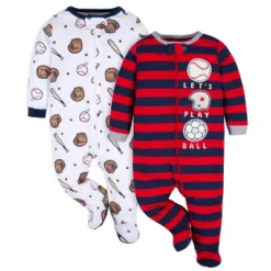 Gerber Baby Boys' Long Sleeve Sleep 'N Plays - 2-Pack -ActiveMode Sales Store GUEST 0e1c945e 2784 4fe5 ad21 86ad1bdd411f