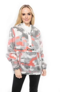 Members Only Women's Translucent Camo Print Popover Oversized Jacket -ActiveMode Sales Store GUEST 0ed99baf a88b 47b9 b395 c5bd26ad44a7
