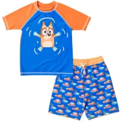 Bluey Bingo Dad Mom Pullover Rash Guard And Swim Trunks Outfit Set Toddler -ActiveMode Sales Store GUEST 1067ff02 82e7 4a29 ab93 79347753c8e1