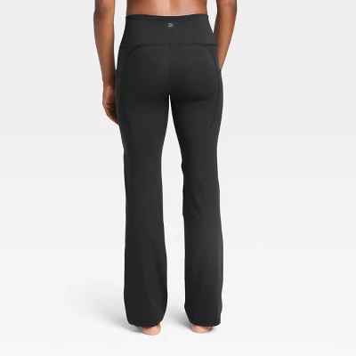 Women's Brushed Sculpt Pocket Straight Leg Pants 31.5" - All In Motion™ 1 Women's Brushed Sculpt Pocket Straight Leg Pants 31.5" - All In Motion™