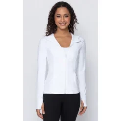 Yogalicious - Women's Slim Fit Hooded Track Jacket -ActiveMode Sales Store GUEST 10e4dfd2 7971 49eb a53a 089f8cf6e98c