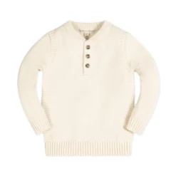 Hope & Henry Boys' Long Sleeve Henley Pullover Sweater With Rib Details, Infant -ActiveMode Sales Store GUEST 1120278d 8594 4428 b363 c96612874d9e