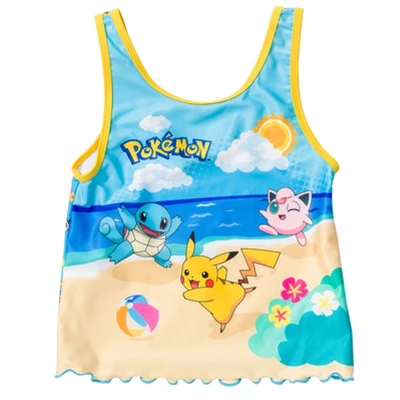 Pokemon Jigglypuff Squirtle Squirtle Girls Tankini Top And Bikini Bottom Swim Set Little Kid To Big Kid 2 Pokemon Jigglypuff Squirtle Squirtle Girls Tankini Top And Bikini Bottom Swim Set Little Kid To Big Kid - Image 2