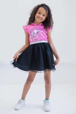 Marvel Spider-Man Spider-Gwen Ghost Spider Girls Mesh Cosplay Tulle Dress Little Kid To Big Kid 1 Marvel Spider-Man Spider-Gwen Ghost Spider Girls Mesh Cosplay Tulle Dress Little Kid To Big Kid