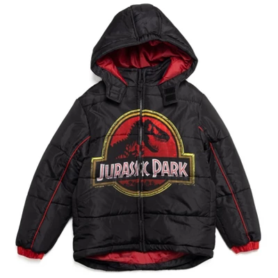 Jurassic Park Winter Coat Puffer Jacket Little Kid To Big Kid 3 Jurassic Park Winter Coat Puffer Jacket Little Kid To Big Kid - Image 3