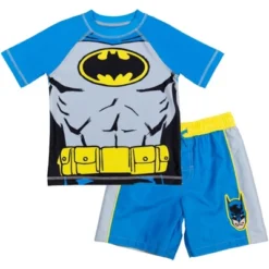 DC Comics Justice League Batman Toddler Boys Rash Guard And Swim Trunks Outfit Set -ActiveMode Sales Store GUEST 15bb69f8 ddf7 4772 97c1 c1bb7e2b2ecb