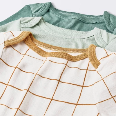 Baby 3pk Modal Bodysuit - Cloud Island™ Mint Green 2 Baby 3pk Modal Bodysuit - Cloud Island™ Mint Green - Image 2