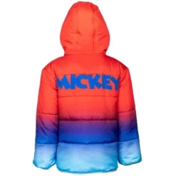 Disney Pixar Cars Lightning McQueen Winter Coat Puffer Jacket Toddler