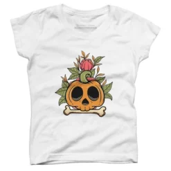 Girl's Design By Humans Halloween With Rose Illustration By Rukurustudio T-Shirt 7 Girl's Design By Humans Halloween With Rose Illustration By Rukurustudio T-Shirt -ActiveMode Sales Store GUEST 1c3fa0d5 50e7 4e26 9c87 0b0f975a9e14