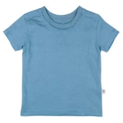 Honest Baby Boys' 4pk Organic Cotton Short Sleeve T-Shirt - Blue/White