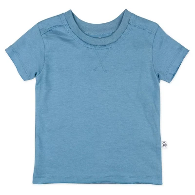 Honest Baby Boys' 4pk Organic Cotton Short Sleeve T-Shirt - Blue/White 1 Honest Baby Boys' 4pk Organic Cotton Short Sleeve T-Shirt - Blue/White