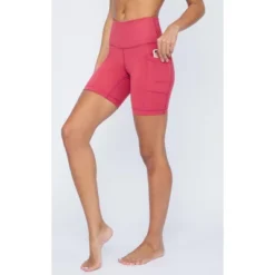 Yogalicious Womens Lux Polygiene Tribeca High Waist 7" Short With Side Pockets -ActiveMode Sales Store GUEST 1d588d84 e7c7 453b ba68 e49d974c60f5