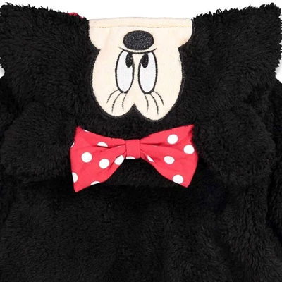 Disney Minnie Mouse Baby Girls Zip Up Fur Hoodie Newborn To Infant 4 Disney Minnie Mouse Baby Girls Zip Up Fur Hoodie Newborn To Infant - Image 4