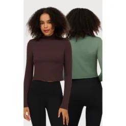 Yogalicious Womens 2 Pack Zenly Evelyn Long Sleeve Mock Neck Crop Top 11 Yogalicious Womens 2 Pack Zenly Evelyn Long Sleeve Mock Neck Crop Top -ActiveMode Sales Store GUEST 1eef1fe6 77f3 4d47 8bbb 8b317507c338