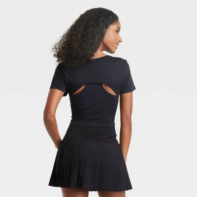 Women's Cropped Cut Out Baby T-Shirt - JoyLab™ 1 Women's Cropped Cut Out Baby T-Shirt - JoyLab™