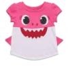 Pinkfong Baby Shark T-Shirt And French Terry Shorts Outfit Set Toddler