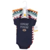 Hudson Baby Cotton Bodysuits, Sports Stripes