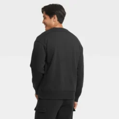 Men's Cotton Fleece Crewneck Sweatshirt - All In Motion™