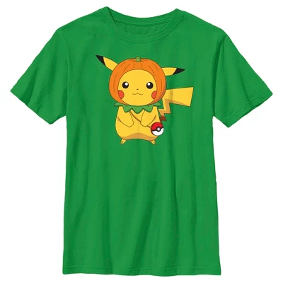 Boy's Pokemon Halloween Pumpkin Pikachu T-Shirt 3 Boy's Pokemon Halloween Pumpkin Pikachu T-Shirt - Image 3