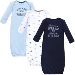 Hudson Baby Infant Boy Cotton Gowns, Newest Family Member -ActiveMode Sales Store GUEST 23041553 e633 44d0 82f4 d5fc78008f3c