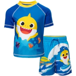 Pinkfong Baby Shark Rash Guard And Swim Trunks Outfit Set Toddler -ActiveMode Sales Store GUEST 24f68190 2488 40eb b814 1151b18e51f1