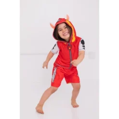 PAW Patrol Marshall Rash Guard And Swim Trunks Outfit Set Toddler