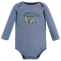 Hudson Baby Infant Boy Cotton Long-Sleeve Bodysuits, Construction -ActiveMode Sales Store GUEST 266f0c9b f307 4ba8 a326 aa82cf2b19c6