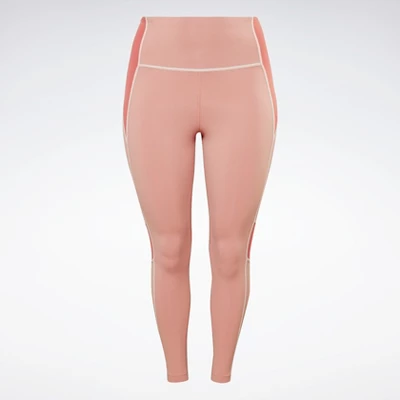 Reebok Lux High-Waisted Colorblock Tights (Plus Size) Womens Athletic Leggings 5 Reebok Lux High-Waisted Colorblock Tights (Plus Size) Womens Athletic Leggings - Image 5
