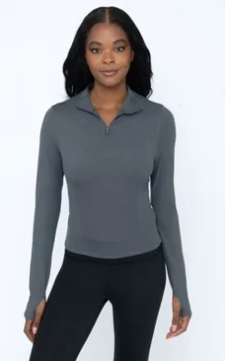 Yogalicious Womens Lux Crosstrain Everyday Half Zip Jacket With Thumbholes -ActiveMode Sales Store GUEST 28f0a1ba 3299 4b26 a00d a43184c7f003