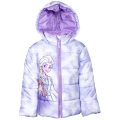 Disney Frozen Princess Anna Elsa Girls Zip Up Puffer Jacket Little Kid -ActiveMode Sales Store GUEST 2911be6a ef1e 4cbf b42f f173ddd11a30