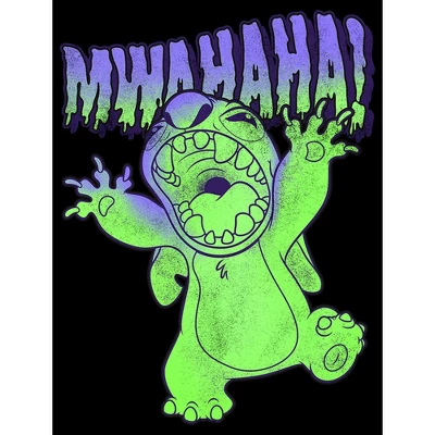 Boy's Lilo & Stitch Mwahaha Halloween Horror Pull Over Hoodie 1 Boy's Lilo & Stitch Mwahaha Halloween Horror Pull Over Hoodie