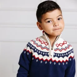 Hope & Henry Boys' Long Sleeve Half Zip Raglan Ski Sweater, Infant -ActiveMode Sales Store GUEST 2d0b7ae7 3ee4 4f29 afd7 0da65bcc560f