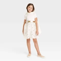 Girls' Harry Potter Hedwig Cosplay Dress - Gold/White -ActiveMode Sales Store GUEST 2da3d53e 086d 4056 b612 18c956aec18d