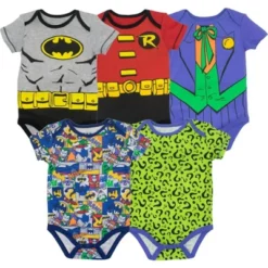 DC Comics Justice League Batman Joker Riddler Newborn Baby Boys 5 Pack Short Sleeve Bodysuits 27 DC Comics Justice League Batman Joker Riddler Newborn Baby Boys 5 Pack Short Sleeve Bodysuits -ActiveMode Sales Store GUEST 2ea509ac aa83 46fe 8909 8cd2ecfbb19c