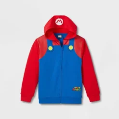 Boys' Nintendo Super Mario Cosplay Sweatshirt - Royal Blue/Red -ActiveMode Sales Store GUEST 2ed2e13e 3fa4 48e8 afab c37911cdad3c