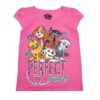 Nickelodeon Girl's 3-Pack Perfect Team Paw Patrol Short Sleeve Graphic Tee Assortment For Kids