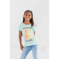 Jurassic World Jurassic World Dinosaur Girls 3 Pack T-Shirts Toddler To Big Kid