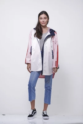 Members Only Women's Long Satin Twill Jacket 3 Members Only Women's Long Satin Twill Jacket - Image 3