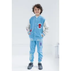 Marvel Spider-Man Fleece Bomber Jacket And Jogger Pants Toddler To Big Kid