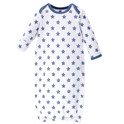 Hudson Baby Infant Boy Cotton Gowns, Baseball, Preemie/Newborn 3 Hudson Baby Infant Boy Cotton Gowns, Baseball, Preemie/Newborn - Image 3
