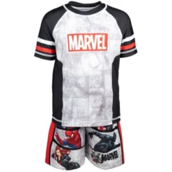 Marvel Avengers Captain America Hulk Spider-Man Thor Iron Man Rash Guard And Swim Trunks Outfit Set Toddler To Big Kid -ActiveMode Sales Store GUEST 35c4ce98 ab32 442f 9a42 03df312e2cb8