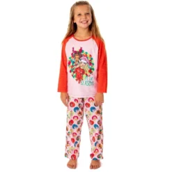 Barbie Girls' Christmas Santa Characters Tis The Season Sleep Pajama Set Pink -ActiveMode Sales Store GUEST 35ccf8fe 51de 4d34 9105 e0b60533db6a