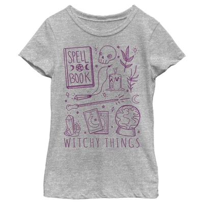 Girl's Lost Gods Halloween Witchy Things T-Shirt 4 Girl's Lost Gods Halloween Witchy Things T-Shirt - Image 4